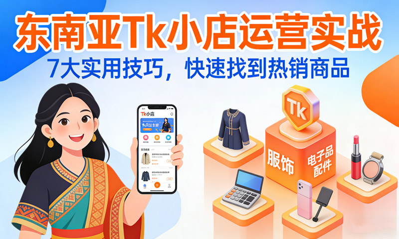 东南亚Tk小店运营实战：7大实用技巧，快速找到热销商品